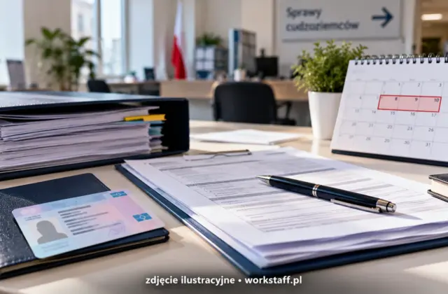 Dokumenty związane z Kartą Polaka i wnioskiem o świadczenie pieniężne na pobyt stały w Polsce.
